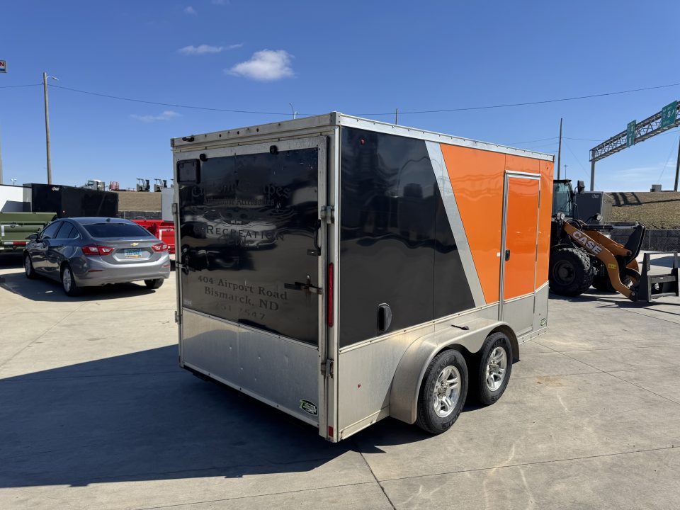 Used 2015 Look Trailers 7x12+V Cargo / Enclosed Trailer
