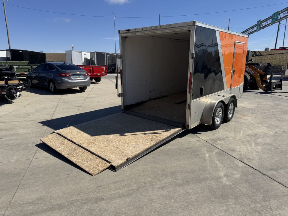Used 2015 Look Trailers 7x12+V Cargo / Enclosed Trailer