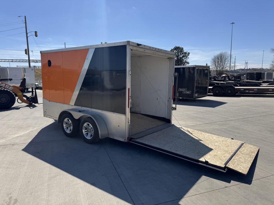 Used 2015 Look Trailers 7x12+V Cargo / Enclosed Trailer
