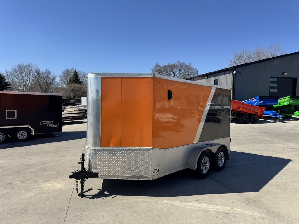 Used 2015 Look Trailers 7x12+V Cargo / Enclosed Trailer