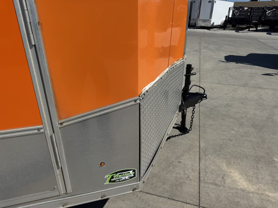Used 2015 Look Trailers 7x12+V Cargo / Enclosed Trailer