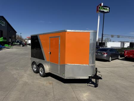Used 2015 Look Trailers 7x12+V Cargo / Enclosed Trailer