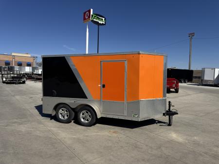 Used 2015 Look Trailers 7x12+V Cargo / Enclosed Trailer