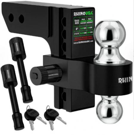 New Rhino USA- 6  Adjustable Drop Hitch