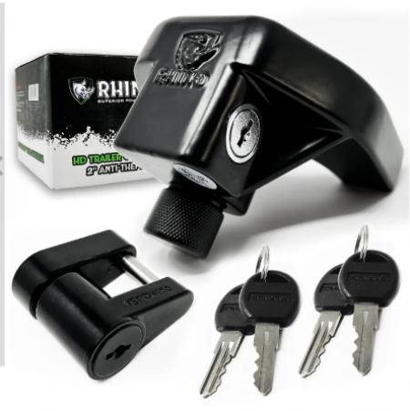 New Rhino USA- 2  Trailer Coupler Lock Kits