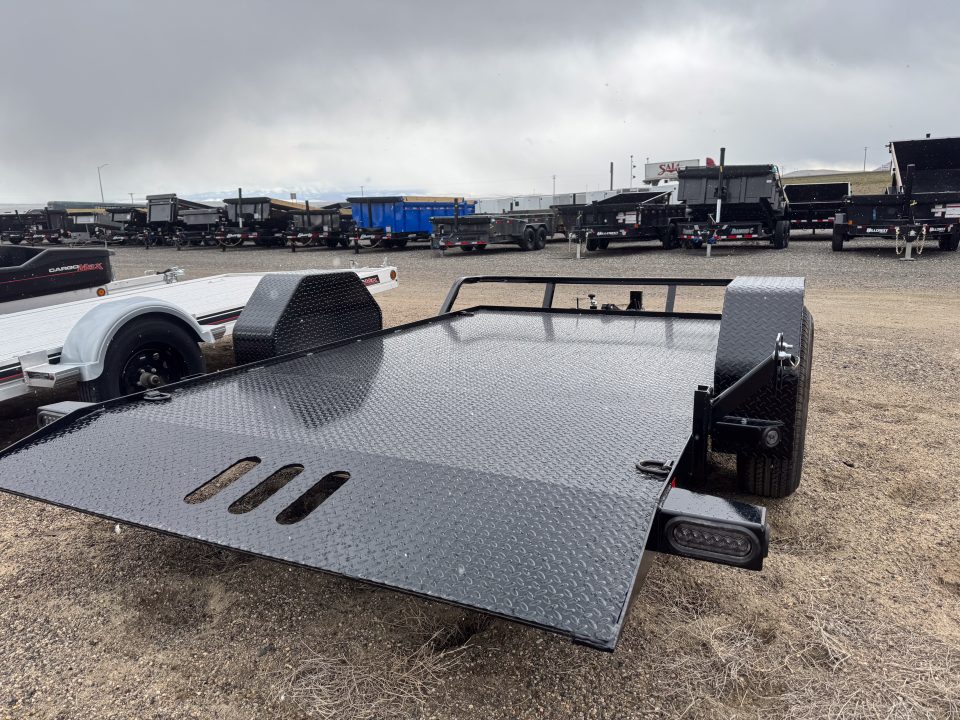 New 2026 Load Trail 12' Single Axle Scissor Hauler Utility Trailer