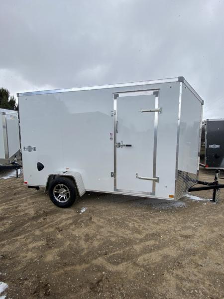 New 2026 Stealth Trailers 6X12 3k WHITE RAMP Cargo / Enclosed Trailer
