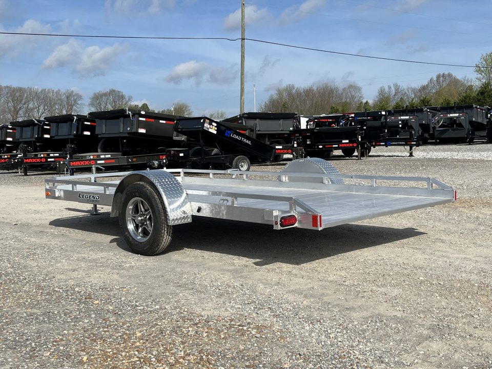 New 2026 Legend 7'X14' 3K Aluminum Tilt Utility Trailer