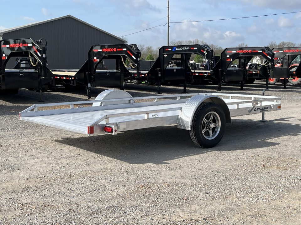 New 2026 Legend 7'X14' 3K Aluminum Tilt Utility Trailer