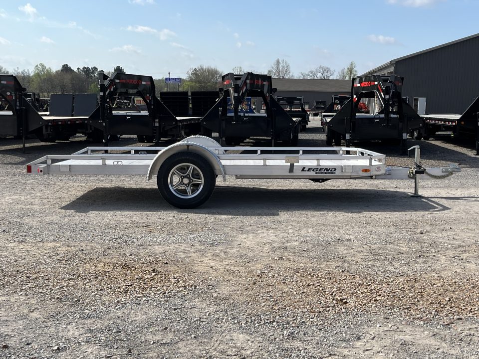 New 2026 Legend 7'X14' 3K Aluminum Tilt Utility Trailer