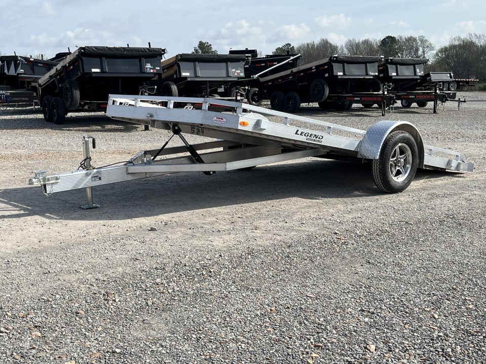 New 2026 Legend 7'X14' 3K Aluminum Tilt Utility Trailer