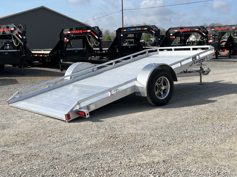 New 2026 Legend 7'X14' 3K Aluminum Tilt Utility Trailer
