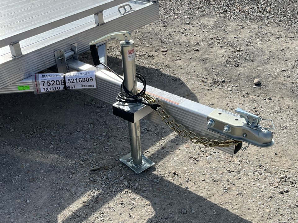 New 2026 Legend 7'X14' 3K Aluminum Tilt Utility Trailer