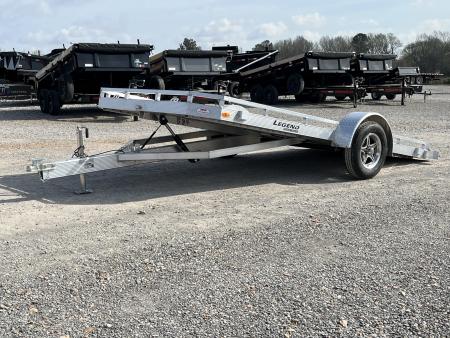 New 2026 Legend 7'X14' 3K Aluminum Tilt Utility Trailer