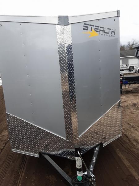 New 2026 Stealth Trailers 6X12 SILVER W/RAMP DOOR Cargo / Enclosed Trailer