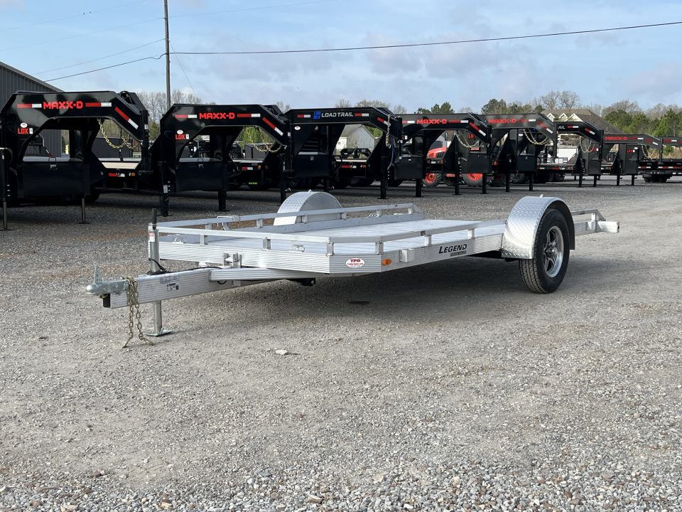 New 2026 Legend 7'X14' 3K Aluminum Tilt Utility Trailer