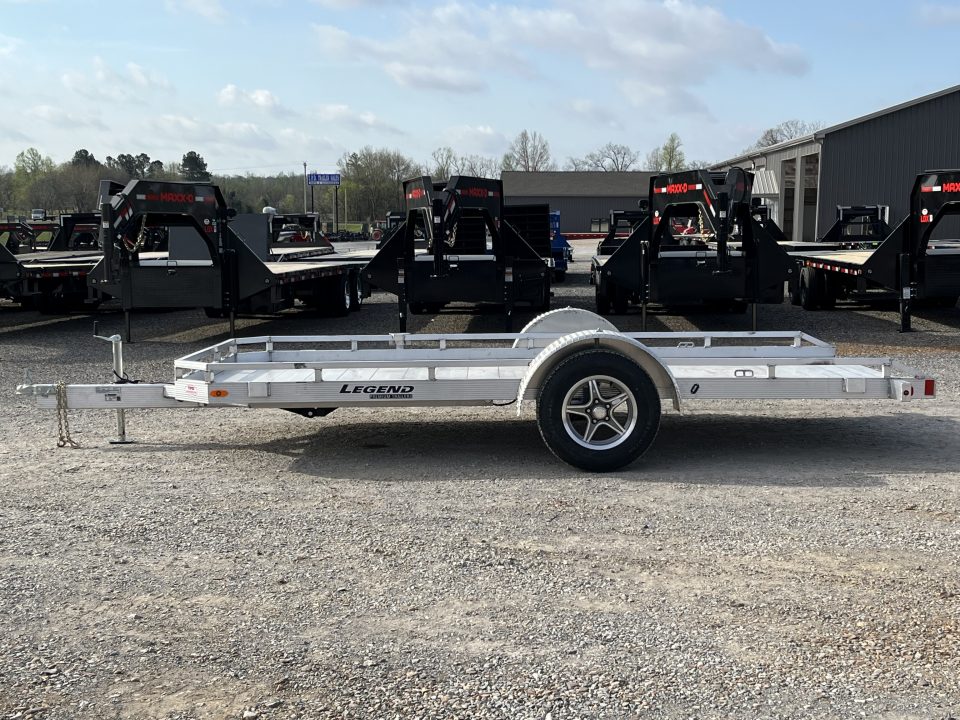 New 2026 Legend 7'X14' 3K Aluminum Tilt Utility Trailer