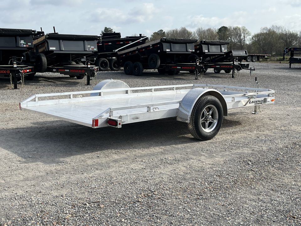 New 2026 Legend 7'X14' 3K Aluminum Tilt Utility Trailer