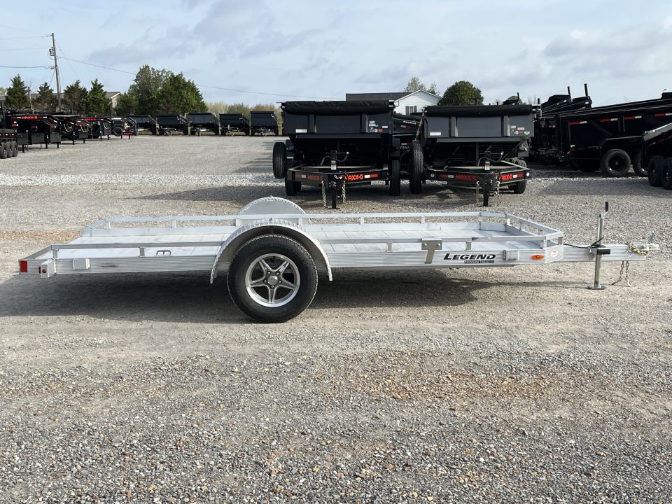 New 2026 Legend 7'X14' 3K Aluminum Tilt Utility Trailer