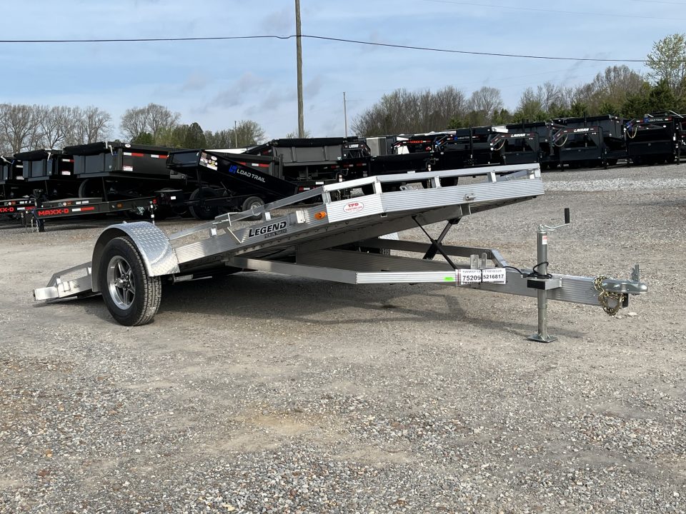 New 2026 Legend 7'X14' 3K Aluminum Tilt Utility Trailer