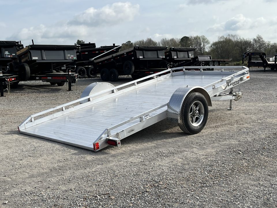 New 2026 Legend 7'X14' 3K Aluminum Tilt Utility Trailer