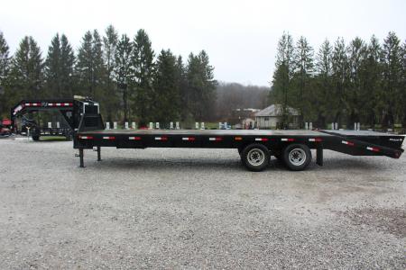 Used 2016 PJ Trailers 8.5' x 23+5' - Deckover Gooseneck Trailer - 25,000# GVW