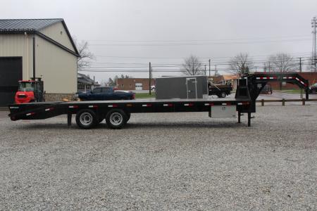 Used 2016 PJ Trailers 8.5' x 23+5' - Deckover Gooseneck Trailer - 25,000# GVW