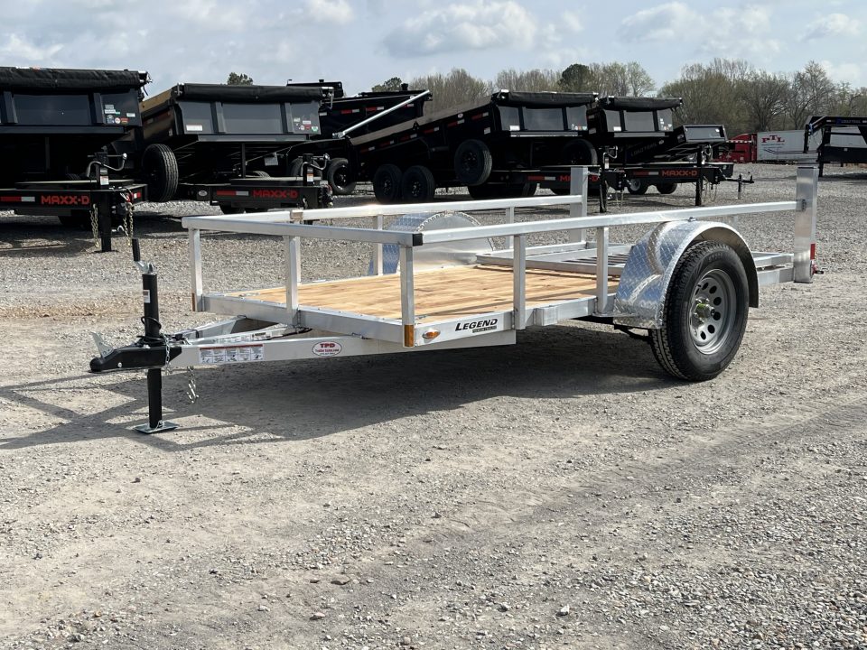 New 2026 Legend 5'X10' 3K Aluminum Utility Trailer