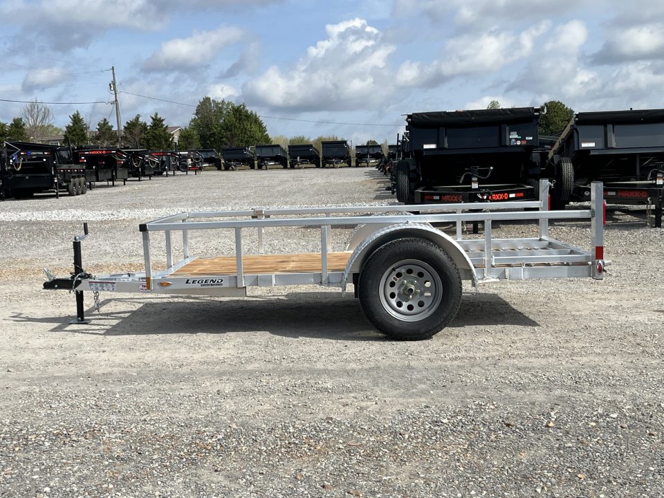 New 2026 Legend 5'X10' 3K Aluminum Utility Trailer