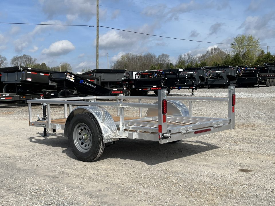 New 2026 Legend 5'X10' 3K Aluminum Utility Trailer