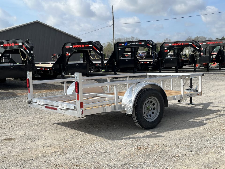 New 2026 Legend 5'X10' 3K Aluminum Utility Trailer