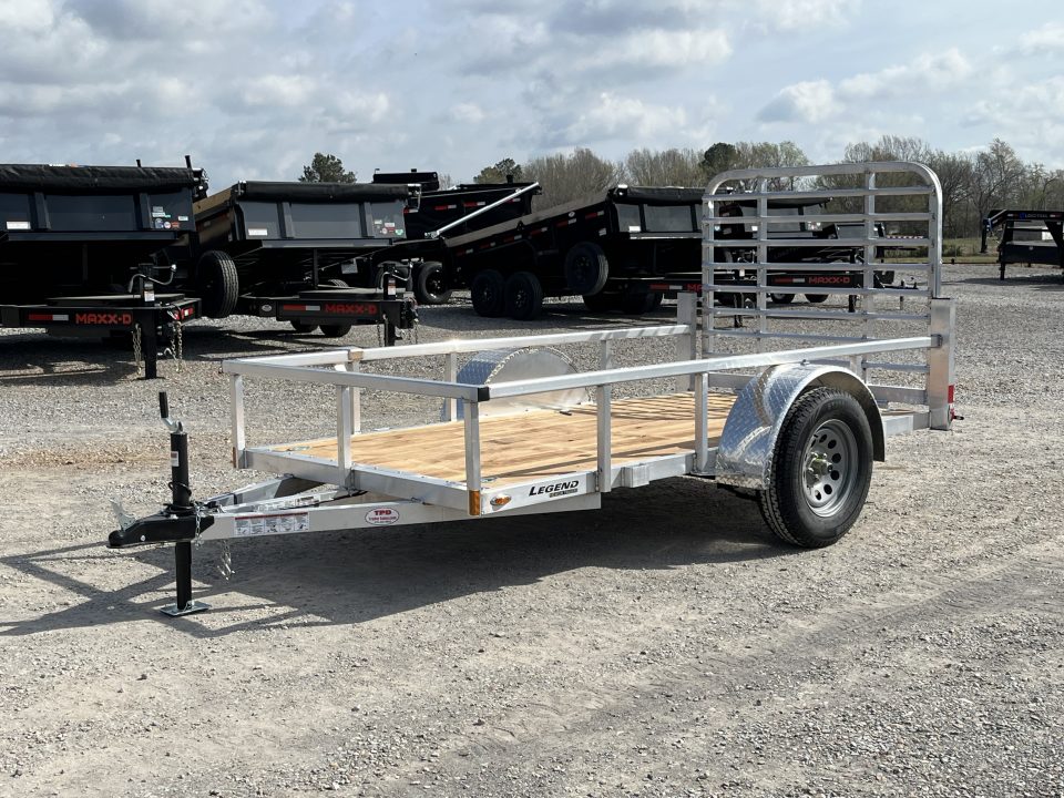 New 2026 Legend 5'X10' 3K Aluminum Utility Trailer