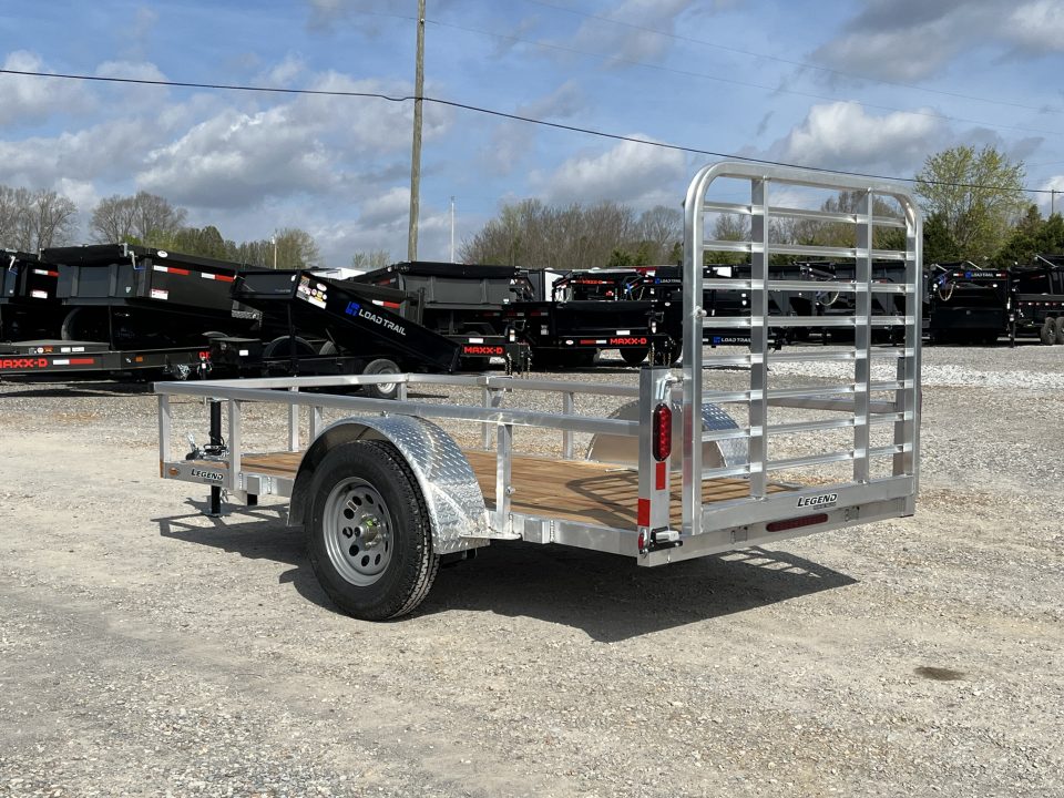 New 2026 Legend 5'X10' 3K Aluminum Utility Trailer