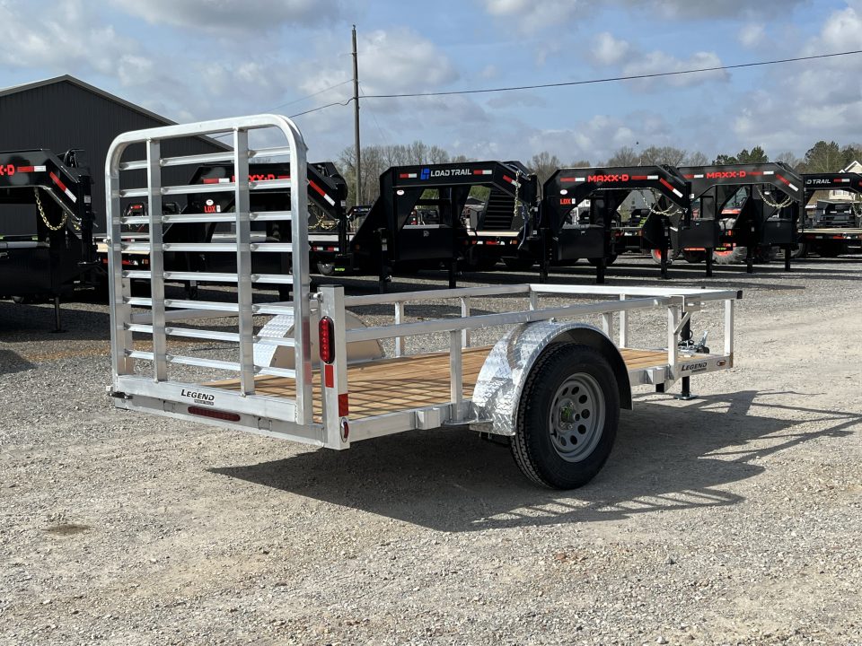 New 2026 Legend 5'X10' 3K Aluminum Utility Trailer
