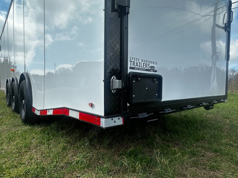 New 2026 Luxe 8.5x28 Race Trailer-Finished Interior-5200LB Triple Torsion-- Bogey Wheels-Recessed E Track