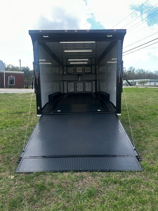 New 2026 Luxe 8.5x28 Race Trailer-Finished Interior-5200LB Triple Torsion-- Bogey Wheels-Recessed E Track