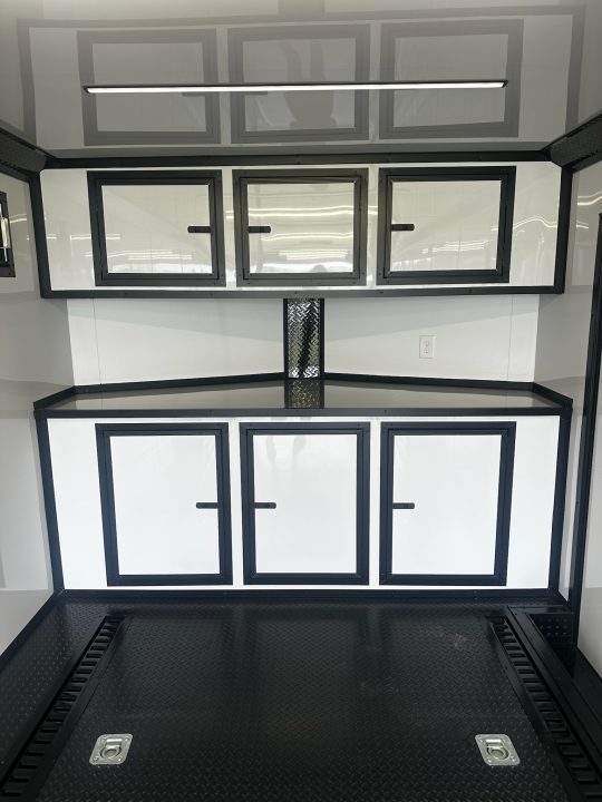 New 2026 Luxe 8.5x28 Race Trailer-Finished Interior-5200LB Triple Torsion-- Bogey Wheels-Recessed E Track