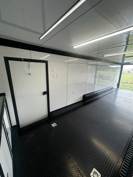 New 2026 Luxe 8.5x28 Race Trailer-Finished Interior-5200LB Triple Torsion-- Bogey Wheels-Recessed E Track