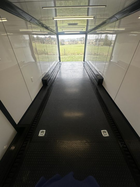 New 2026 Luxe 8.5x28 Race Trailer-Finished Interior-5200LB Triple Torsion-- Bogey Wheels-Recessed E Track