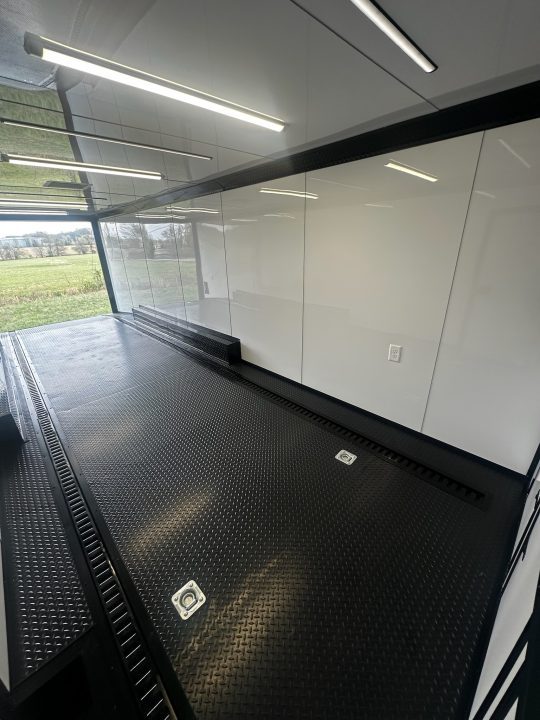 New 2026 Luxe 8.5x28 Race Trailer-Finished Interior-5200LB Triple Torsion-- Bogey Wheels-Recessed E Track