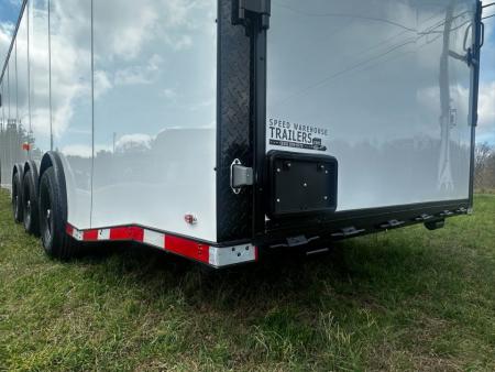 New 2026 Luxe 8.5x28 Race Trailer-Finished Interior-5200LB Triple Torsion-- Bogey Wheels-Recessed E Track