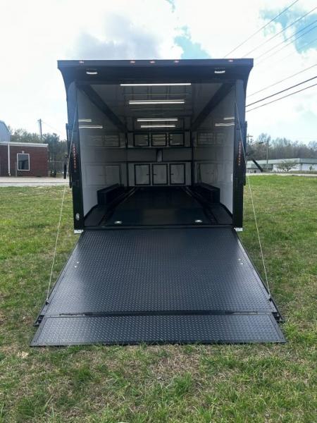 New 2026 Luxe 8.5x28 Race Trailer-Finished Interior-5200LB Triple Torsion-- Bogey Wheels-Recessed E Track