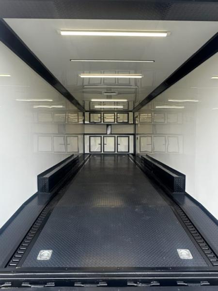 New 2026 Luxe 8.5x28 Race Trailer-Finished Interior-5200LB Triple Torsion-- Bogey Wheels-Recessed E Track
