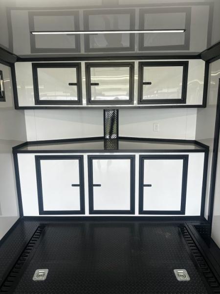 New 2026 Luxe 8.5x28 Race Trailer-Finished Interior-5200LB Triple Torsion-- Bogey Wheels-Recessed E Track
