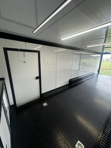 New 2026 Luxe 8.5x28 Race Trailer-Finished Interior-5200LB Triple Torsion-- Bogey Wheels-Recessed E Track