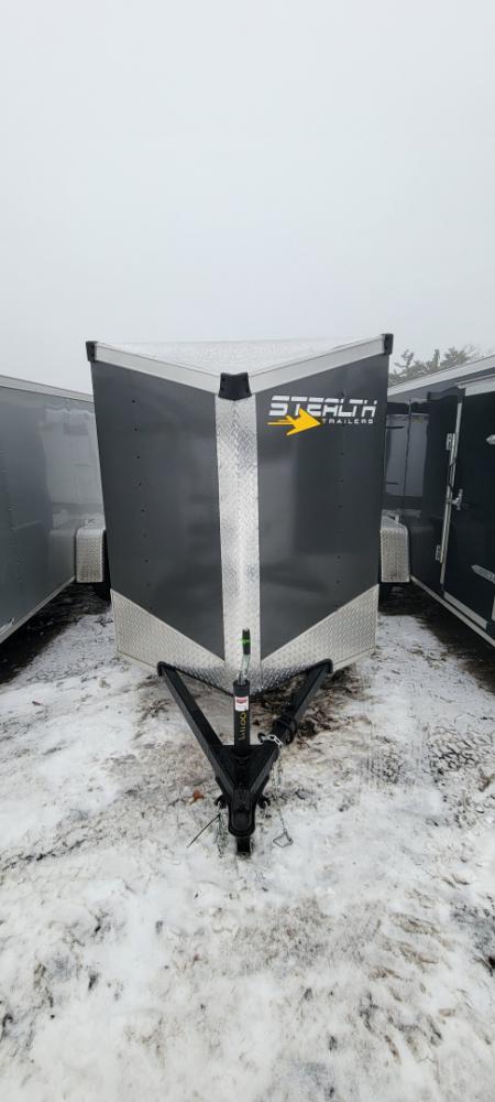 New 2026 Stealth Trailers 5X10 W/RAMP CHARCOAL 3K Cargo / Enclosed Trailer