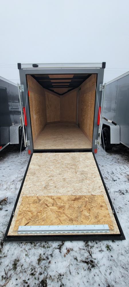 New 2026 Stealth Trailers 5X10 W/RAMP CHARCOAL 3K Cargo / Enclosed Trailer