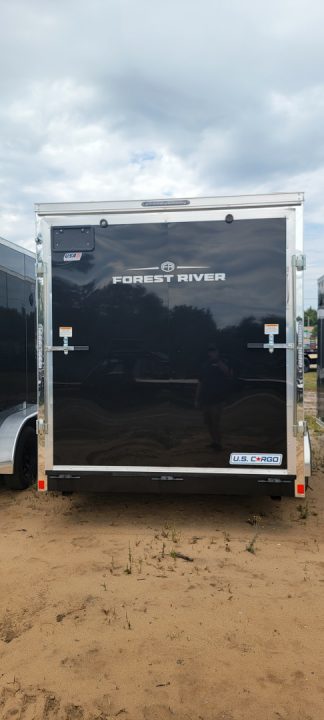 New 2026 US Cargo 7X14 BLACK RAMP 7K Cargo / Enclosed Trailer