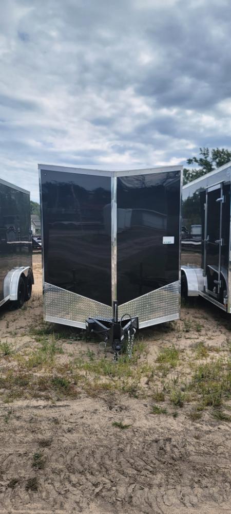New 2026 US Cargo 7X14 BLACK RAMP 7K Cargo / Enclosed Trailer