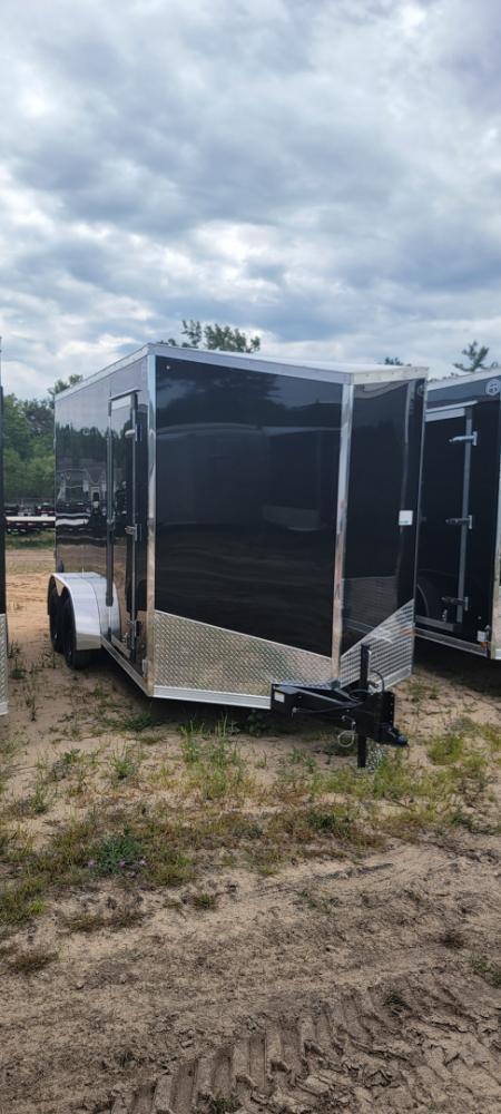 New 2026 US Cargo 7X14 BLACK RAMP 7K Cargo / Enclosed Trailer